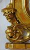 Espejo frances estilo Neogotico en madera tallada y dorada Ca 1880